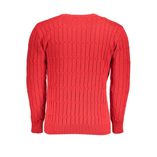 Suéter para hombre de acrílico rojo