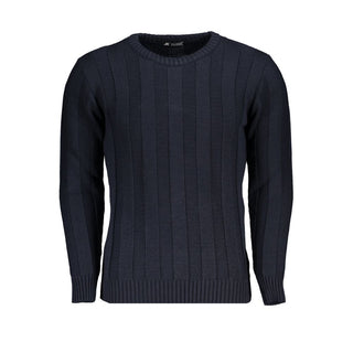 Blu Acrylic Men Sweater