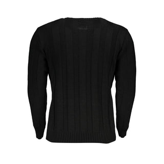 Suéter para hombre de acrílico negro