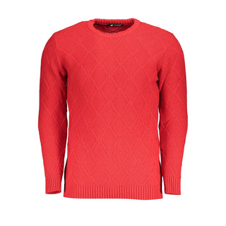 Rosso Acryl-Herrenpullover