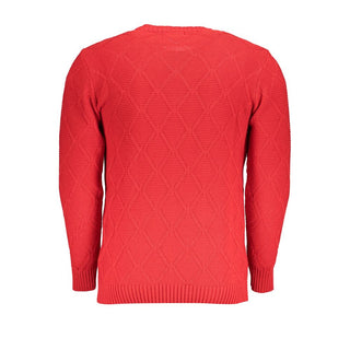 Rosso Acryl-Herrenpullover