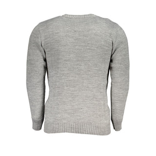 Suéter gris de acrílico para hombre