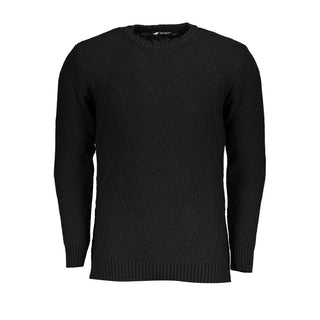 Black Acrylic Men's Sweater