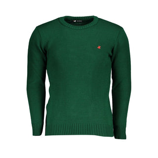 Suéter para hombre de acrílico verde