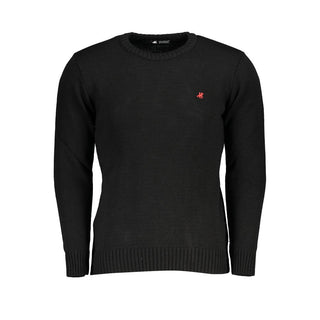 Black Acrylic Men Sweater