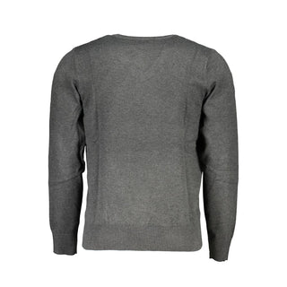Gray Viscosa Mens Sweater