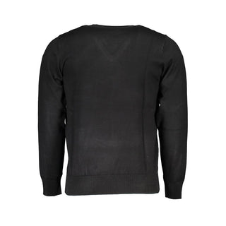 Nero Viscosa Uomo Maglia