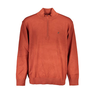Bronzefarbener Viskose-Herrenpullover