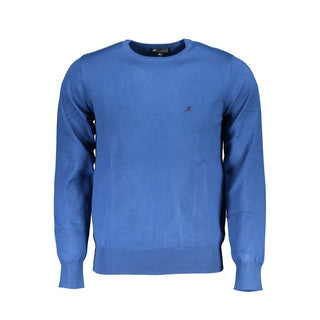 Blu Viscosa Uomo Maglia