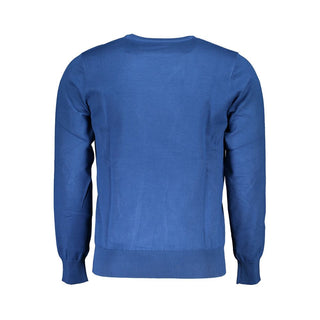 Suéter para hombre de viscosa azul