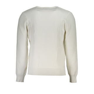 White Viscosa Men Sweater