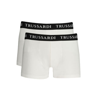 Boxer para hombre de algodón blanco