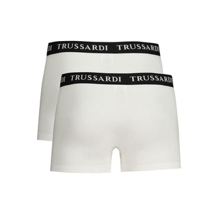 Boxer para hombre de algodón blanco