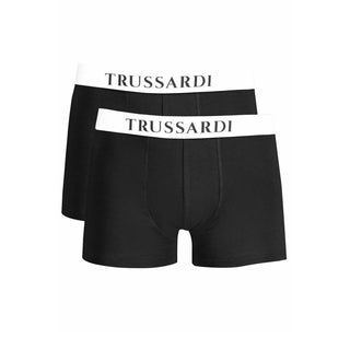 Boxers de algodón negro para hombre