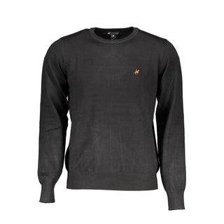 Suéter negro de viscosa para hombre