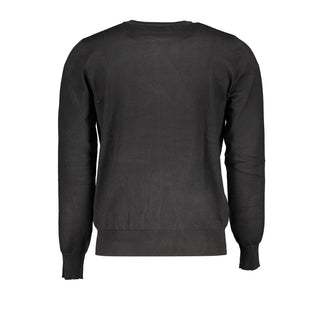 Suéter negro de viscosa para hombre