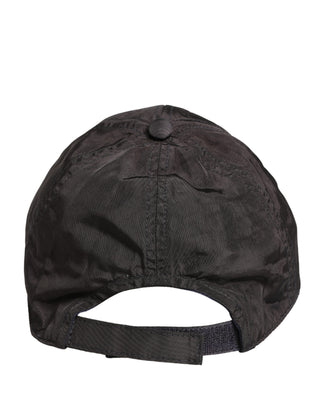 Herren Schwarze Baumwolle 6 Panels Baseball Cap Mütze