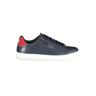 Blue Polyurethane Men's Sneaker