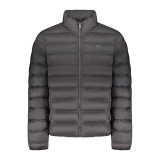 Herrenjacke aus schwarzem Polyester