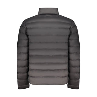 Herrenjacke aus schwarzem Polyester