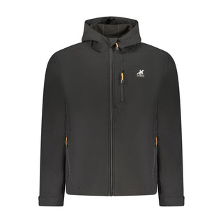 Black Polyester Mens Jacket