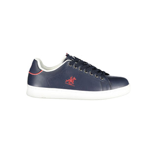 Blaue Herren-Sneaker aus Polyurethan