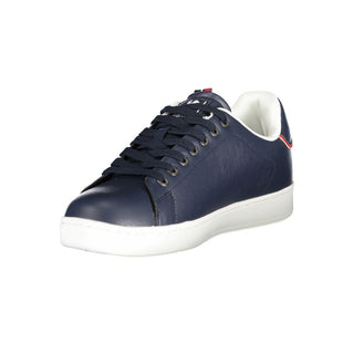 Blaue Herren-Sneaker aus Polyurethan
