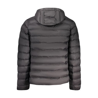 Black Polyester Men's Jacket