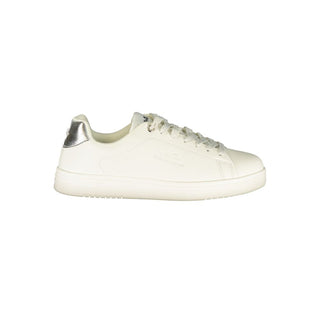 Zapatilla para mujer de poliuretano blanco