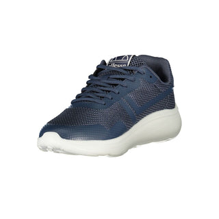 Zapatilla de poliéster azul para hombre
