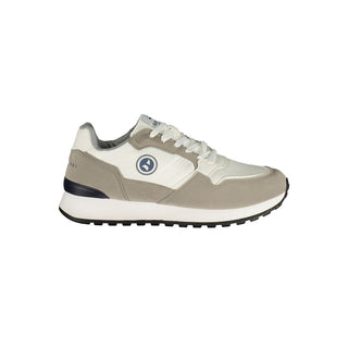 Grigio Poliestere Men Sneaker