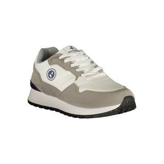 Grigio Poliestere Men Sneaker