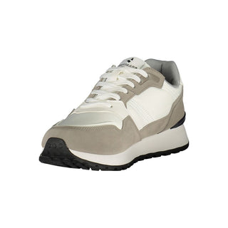 Grigio Poliestere Men Sneaker