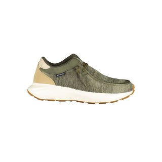 Zapatillas verdes de poliéster para hombre