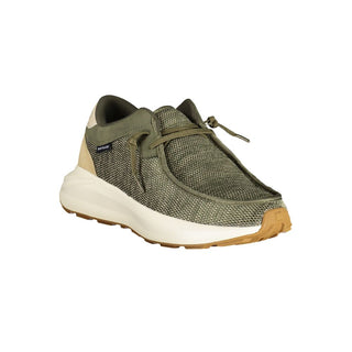 Zapatillas verdes de poliéster para hombre