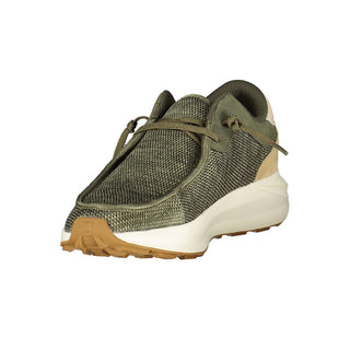 Zapatillas verdes de poliéster para hombre