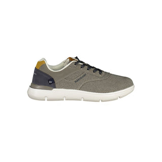 Zapatillas para hombre de poliéster gris