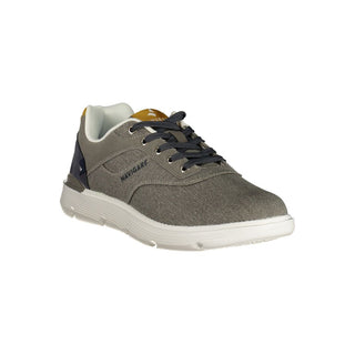 Zapatillas para hombre de poliéster gris