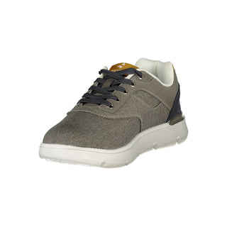 Zapatillas para hombre de poliéster gris