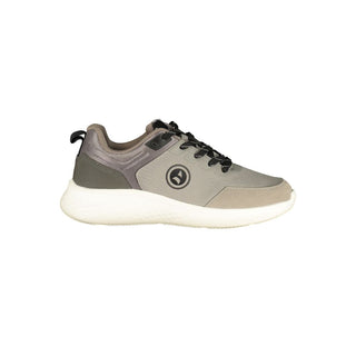 Zapatillas para hombre de poliéster gris