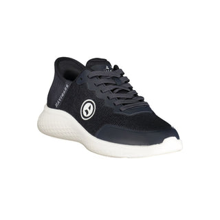 Zapatilla deportiva azul de poliuretano para hombre