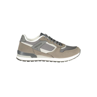 Grigio Polyurethan Herren-Sneaker