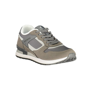 Grigio Polyurethan Herren-Sneaker