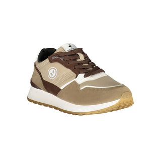 Marrone Polyurethan Herren Sneaker