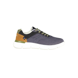 Blauer Polyester Herren-Sneaker
