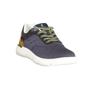 Blauer Polyester Herren-Sneaker