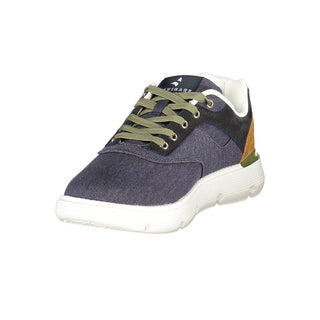 Blauer Polyester Herren-Sneaker