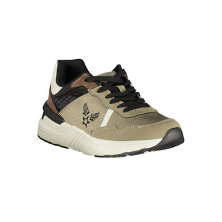 Verde Poliestere Men Sneaker