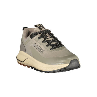 Grigio Polyester Men Sneaker