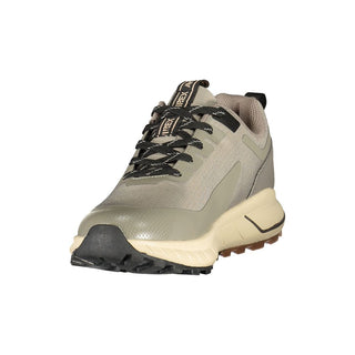 Grigio Polyester Men Sneaker